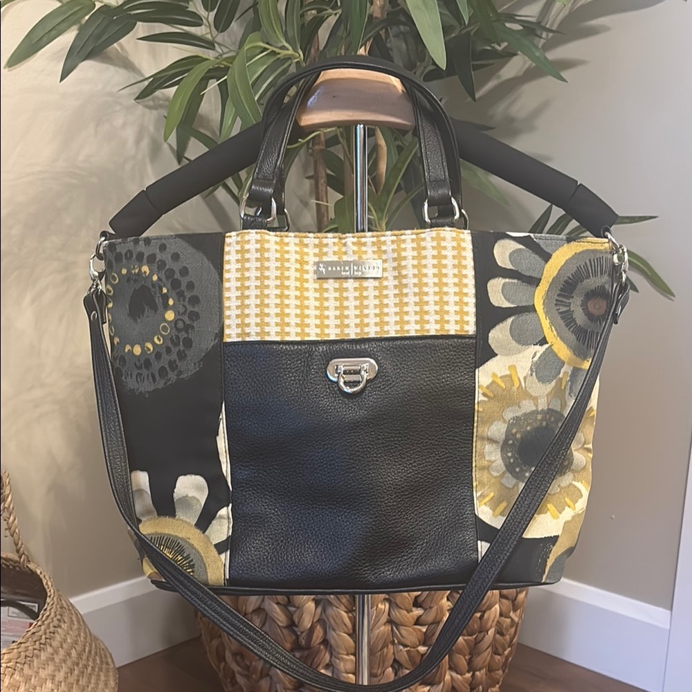 Karen Wilson 🇨🇦 Black and Yellow Women's Bag